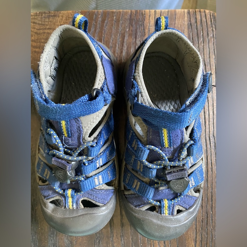 Keen Kids Blue and Tan Adventure Sandals